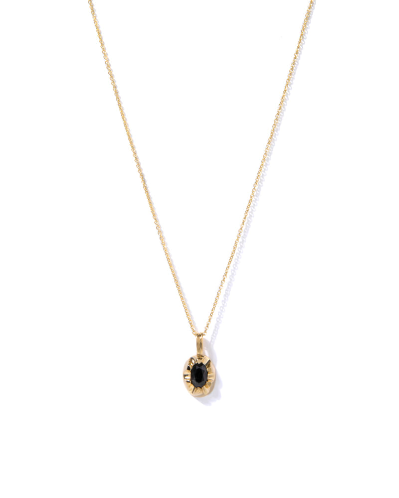 CLAW ONYX GOLD NECKLACE